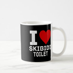 Grappige Skibidi meme Ik hou van Skibidi Toilet vo Koffiemok