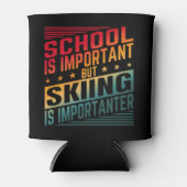 Grappige Skiquotes Typografie Blikjeskoeler (Voorkant)
