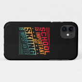Grappige Skiquotes Typografie Case-Mate iPhone Case (Achterkant (horizontaal))