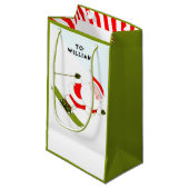 Grappige skivakantie klein cadeauzakje (Voorkant Gekanteld)