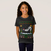 Grappige Skunks Xmas Gift Santa Hoed Lelijke Skunk T-shirt (Voorkant volledig)