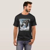 Grappige Skydive Parachutespringen Parachute Skydi T-shirt (Voorkant volledig)