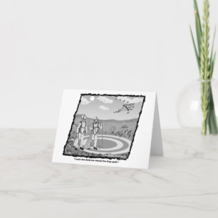 Grappige skydiver kaart