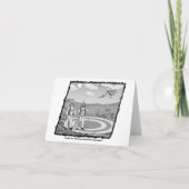 Grappige skydiver kaart (Voorkant)