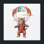 Grappige skydiving kat<br><div class="desc">Grappige skydiving kat</div>