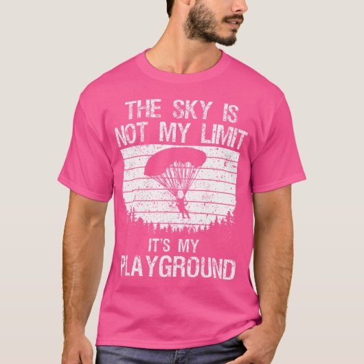 Grappige skydiving kunst voor skydive liefhebber s t-shirt (Voorkant)