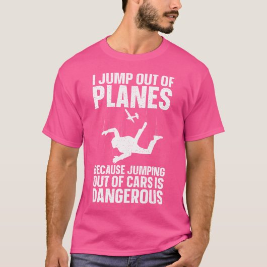 Grappige Skydiving Skydive Lover Skydivers T-shirt (Voorkant)
