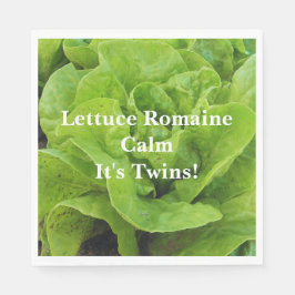 Grappige sla Romaine Calm Twin Servet