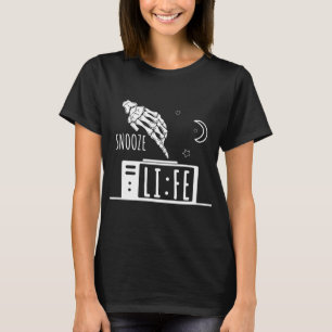Grappige Slaap Leven Wekker T-shirt