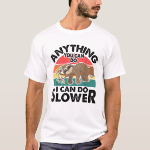 Grappige Slaap Luiaard T-shirt Alles Wat Je Kunt D