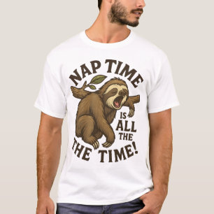 Grappige Slaapdier Luiaard T-shirt