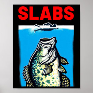 Grappige Slab Bekende Haaienfilm Parodie Platen Cr Poster