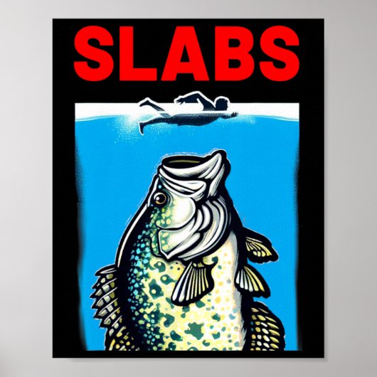 Grappige Slab Beroemde Shark Film Parodie Slabs Cr Poster (Voorkant)
