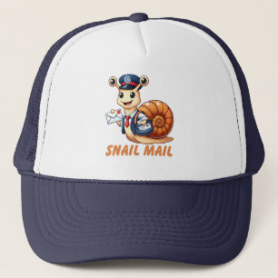 Grappige slak post T-shirts   Slakkenliefhebber Trucker Pet