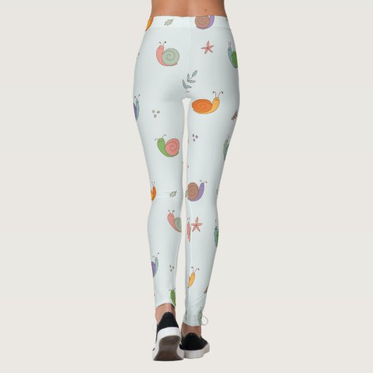 Grappige slakken leggings (Achterkant)