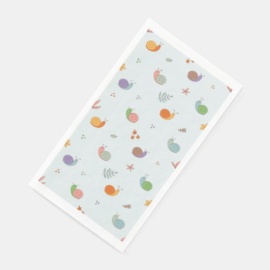 Grappige slakken servet (Hoek)