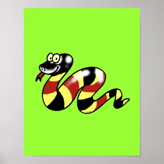 Grappige slang poster (Voorkant)