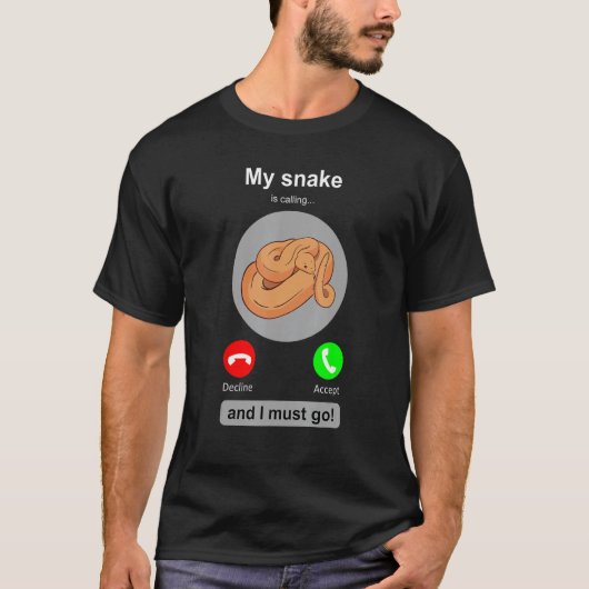 Grappige Slang Shirt Slang Liefhebber Slang Eigena (Voorkant)