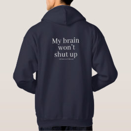 Grappige slapeloosheid en slaapprobleem typografie hoodie