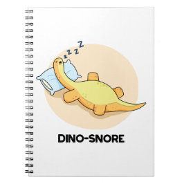 Grappige slapende dinosaurus grap  notitieboek