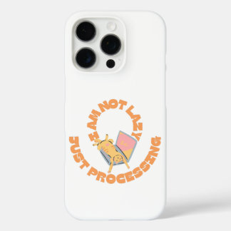 Grappige slapende kat op laptop iPhone 16 pro hoesje