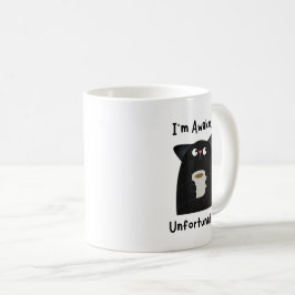 Grappige Slaperige Kat  Koffiemok