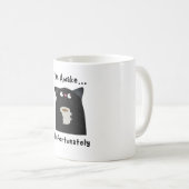 Grappige Slaperige Kat  Koffiemok (Voorkant rechts)