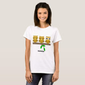 grappige slaperige uil t-shirt (Voorkant volledig)