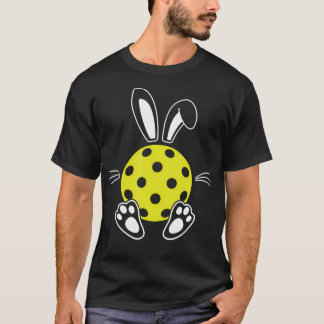 Grappige Slappe Konijnenoren Pickleball Liefhebber T-shirt