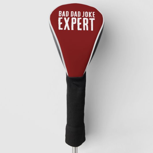 Grappige Slecht Vader Grappen Expert VETTE TYPOGRA Golfheadcover (Voorkant)
