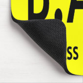 Grappige slechte dementie vergeetachtige typografi muismat (Hoek)