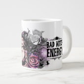 Grappige slechte heks energie grote koffiekop (Voorkant rechts)