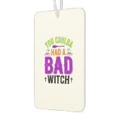 Grappige Slechte Heks Halloween Citaat Vector Desi Luchtverfrisser (Links)