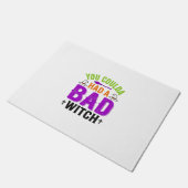 Grappige Slechte Heks Halloween Citaat Vector Ontw Deurmat (Schuin)