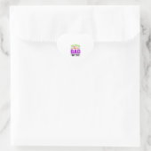 Grappige Slechte Heks Halloween Citaat Vector Ontw Hart Sticker (Tas)