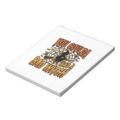 Grappige Slechte Heks Halloween Vintage Gravure On Notitieblok (Linkerzijde)