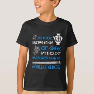 Grappige slechte kennis Griekse mythologie Achille T-shirt
