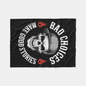 Grappige slechte keuzes maken goede grappige sched fleece deken (Voorkant (Horizontaal))