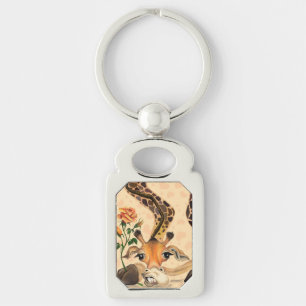 Grappige sleutelhanger cadeau met romantische gira
