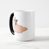 Grappige Slimme Kat Met Bril Mok - Cute Kantoor De (Voorkant links)