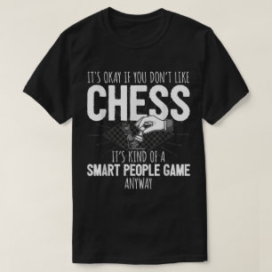 Grappige Slimme Mensen Schaken Humor T-shirt