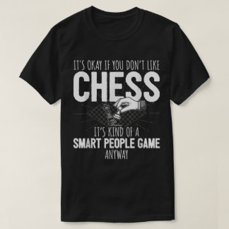 Grappige Slimme Mensen Schaken Humor T-shirt