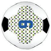 Grappige slimme superheld Boom Bomb AGE Voetbal (Gedraaid)