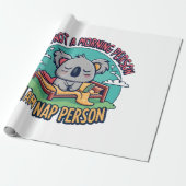 grappige slogan cadeaupapier (Uitgerold)