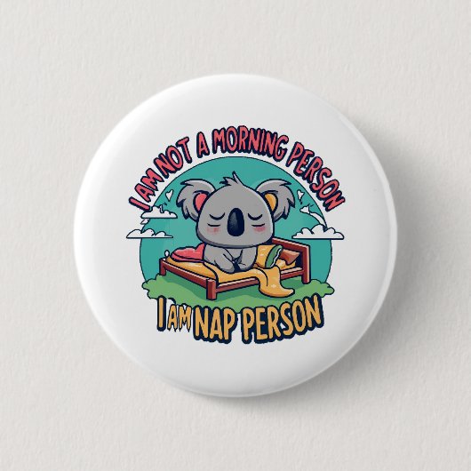 grappige slogan ronde button 5,7 cm (Voorkant)