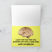 Grappige slogan Vaderdag Kaart (Binnen)