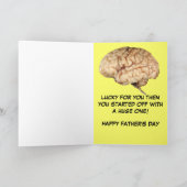 Grappige slogan Vaderdag Kaart (Binnen)