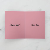Grappige slogan Valentijnskaart Kaart (Binnen)