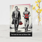 Grappige slogan Valentijnskaart Kaart (Gele Bloem)