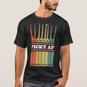 Grappige slotenmaker en Lockpicking Tools Picky AF T-shirt